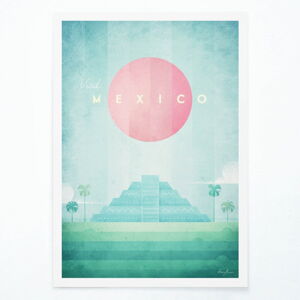 Plagát Travelposter Mexico, A3