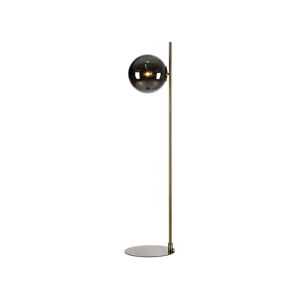 Čierna stojacia lampa Markslöjd Dione, výška 134,5 cm