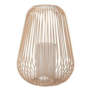 Svetlohnedý stolový lampáš PT LIVING Lantern, výška 30 cm