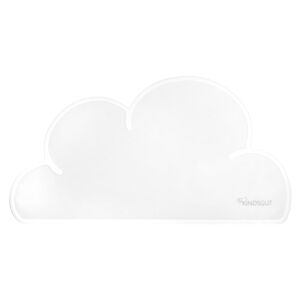 Biele silikónové prestieranie Kindsgut Cloud, 49 x 27 cm