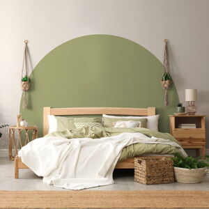 Samolepka na stenu 165x140 cm Olive Green - Ambiance