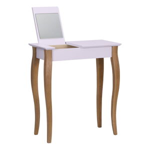 Ružový toaletný stolík so zrkadlom Ragaba Dressing Table, dĺžka 65 cm