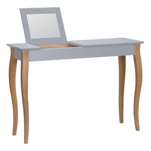 Sivý toaletný stolík so zrkadlom Ragaba Dressing Table, dĺžka 105 cm