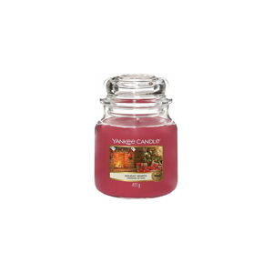 Vonná sviečka Yankee Candle Holiday Hearth, doba horenia 65 h