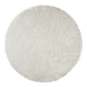 Béžový koberec Flair Rugs Sheepskin, ⌀ 120 cm