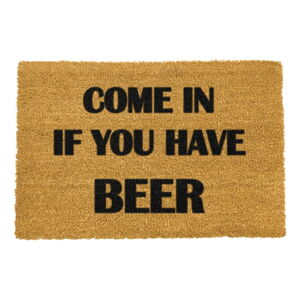 Rohožka z prírodného kokosového vlákna Artsy Doormats Come Again and Bring Beer, 40 x 60 cm