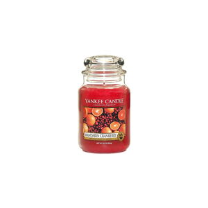 Vonná sviečka Yankee Candle Mandarínky s brusnicami, doba horenia 110 - 150 hodín