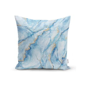 Obliečka na vankúš Minimalist Cushion Covers Aquatic Marble, 45 x 45 cm