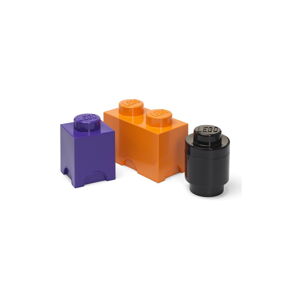 Plastové detské úložné boxy v súprave 3 ks Box - LEGO®