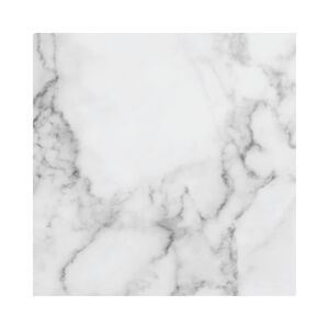 Samolepka na podlahu Ambiance Slab Stickers White Marble, 30 × 30 cm