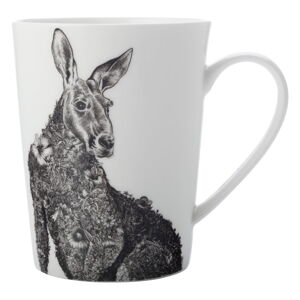 Biely porcelánový hrnček Maxwell & Williams Marini Ferlazzo Kangaroo, 450 ml