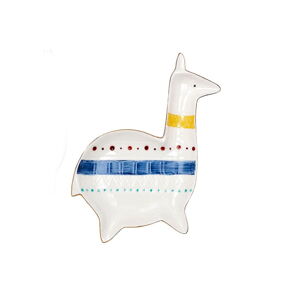 Porcelánová tácka na šperky Ladelle Nomad Llama, dĺžka 20,2 cm