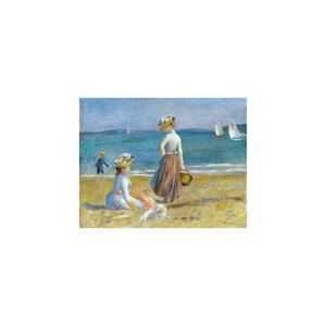 Reprodukcia obrazu Auguste Renoir - Figures on the Beach, 50 x 40 cm