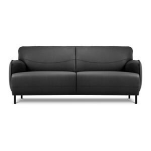 Tmavosivá kožená pohovka Windsor & Co Sofas Neso, 175 x 90 cm