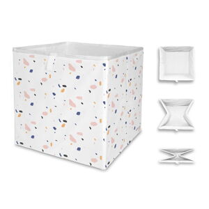 Úložný box z mikrovlákna Butter Kings Terrazzo Shapes, 32 l