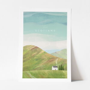 Plagát Travelposter Scotland, A2