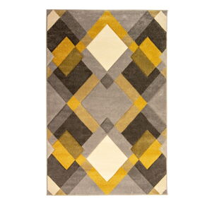 Sivo-žltý koberec Flair Rugs Nimbus, 120 × 170 cm