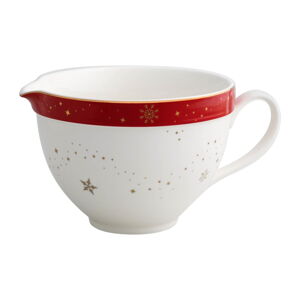 Porcelánová misa s lievikom s vianočným motívom Brandani Alleluia New Bone China, ⌀ 19 cm