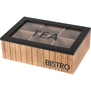 Box na čajové vrecká Bistro, 24 x 7,5 x 16,5 cm