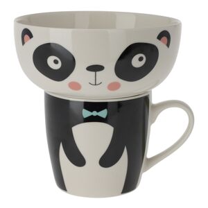 Detská sada misky a hrnčeka Panda, porcelán