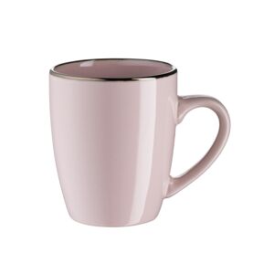 Mäser Keramický hrnček Metallic RIM Pink, 0,4 l, 6 ks, ružová