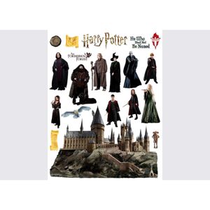 Samolepiaca dekorácia Harry Potter Hogwarts, 65 x 85 cm