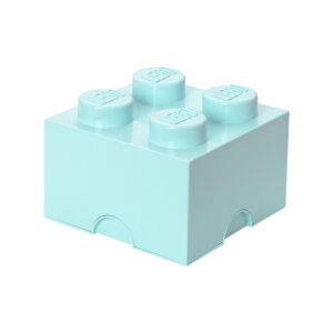 Svetlomodrý úložný box štvorec LEGO®