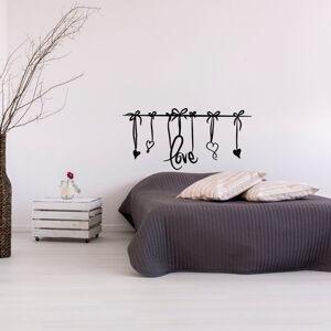 Samolepka Ambiance Love Headboard