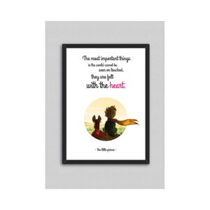 Obraz North Carolina Scandinavian Home Decors Little Prince Quote V2, 33 × 43 cm