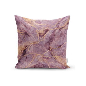 Obliečka na vankúš Minimalist Cushion Covers Lilac Marble, 45 x 45 cm