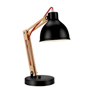 Čierna stolová lampa Lamkur Marcello