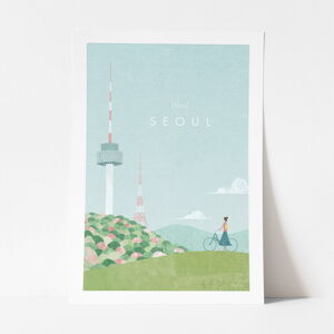 Plagát Travelposter Seoul, A2