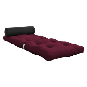 Variabilný matrac Karup Design Wrap Bordeaux/Dark Grey, 70 x 200 cm