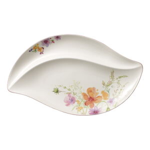 Porcelánový servírovací tanier s motívom kvetín Villeroy & Boch Mariefleur Serve, 50 x 30 cm