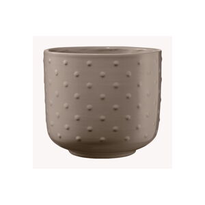 Hnedý keramický kvetináč Big pots Baku, ø 19 cm