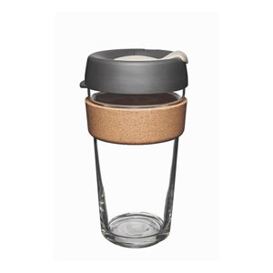 Cestovný hrnček s viečkom KeepCup Brew Cork Edition Press, 454 ml