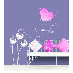 Samolepka Ambiance Pink Hearts