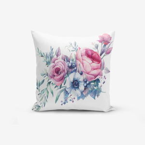 Obliečka na vankúš s prímesou bavlny Minimalist Cushion Covers Liandnse Special Design Flower, 45 × 45 cm