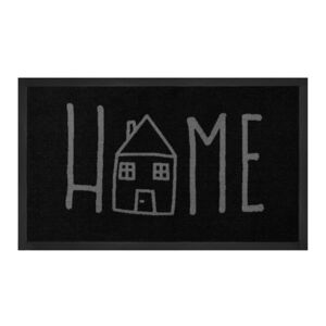 Čierna rohožka Hanse Home Easy Home, 45 x 75 cm