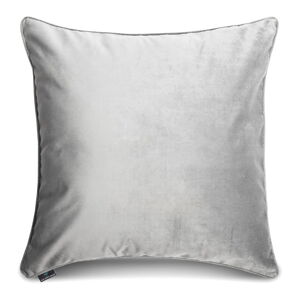 Obliečka na vankúš v striebornej farbe WeLoveBeds Silver, 50 × 50 cm