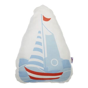 Detský vankúšik s prímesou bavlny Mike & Co. NEW YORK Pillow Toy Boat, 30 x 37 cm