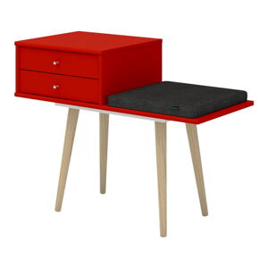 Červená lavica Mistral Bench