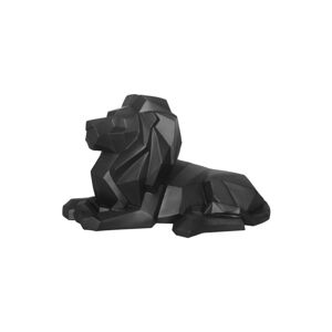 Matne čierna soška PT LIVING Origami Lion