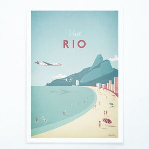 Plagát Travelposter Rio, A3