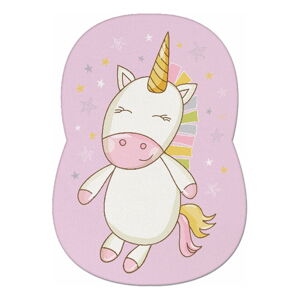 Detský vankúšik s prímesou bavlny Mike & Co. NEW YORK Pillow Toy Unicorn II, 24 x 36 cm